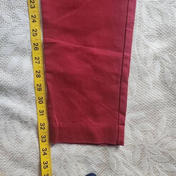 P4  Old Navy Pixie red wine   casual/dress pants - Picture 4 of 8